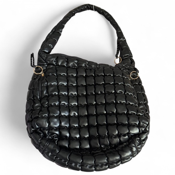 NWT Urban Expressions Black Quilted Bag - Picture 4 of 6